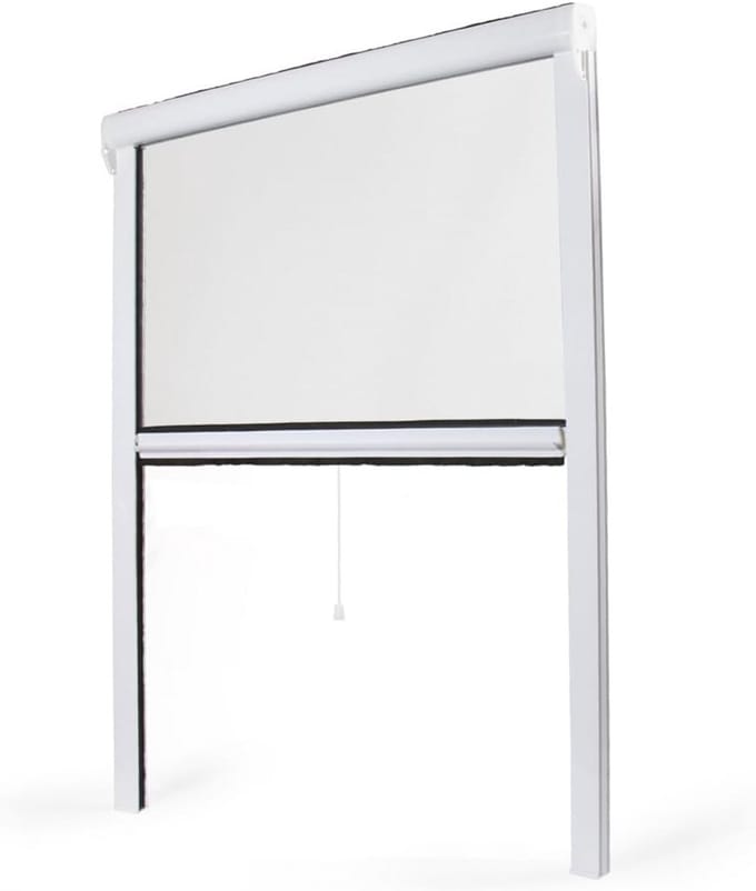Hor voor Ramen PVC Gaas Eenvoudige Montage (B150 x H160 cm)