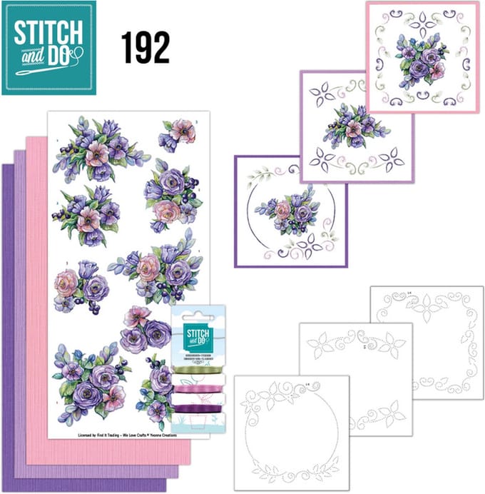 Stitch and Do 192 - Yvonne Creations - Very Purple