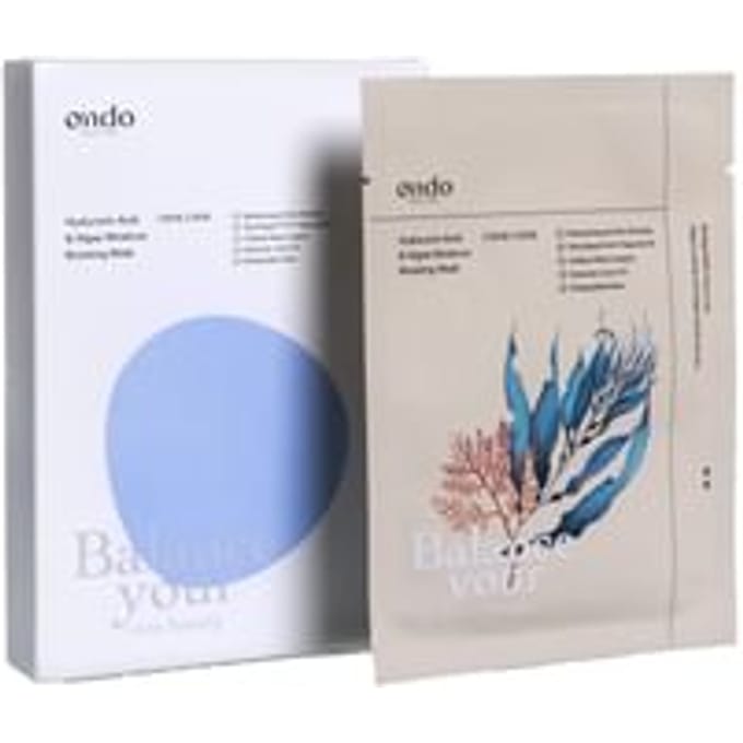 Ondo - Beauty Mask Set - 4 Types Hyaluronic Acid & Algae Moisture Boosting