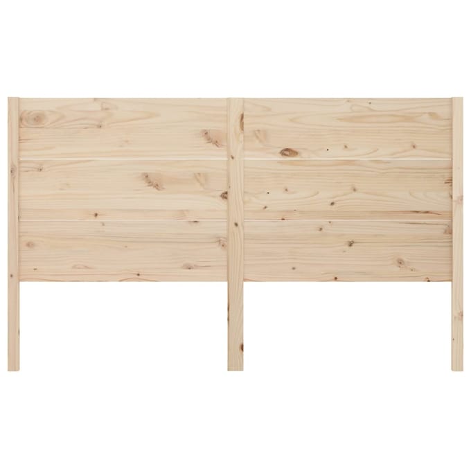 vidaXL - Hoofdbord - 206x4x100 - cm - massief - grenenhout