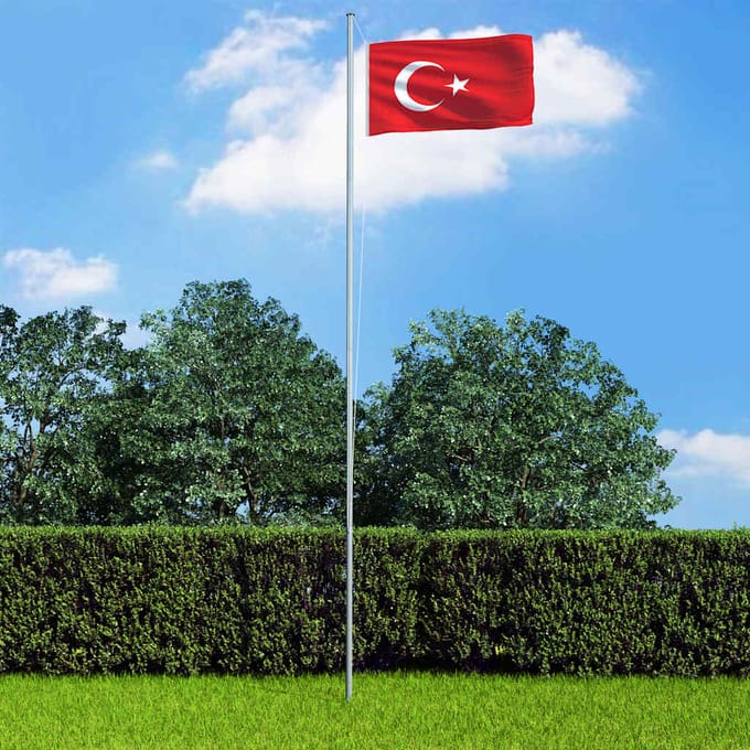 vidaXL - Vlag - Turkije - 90x150 - cm
