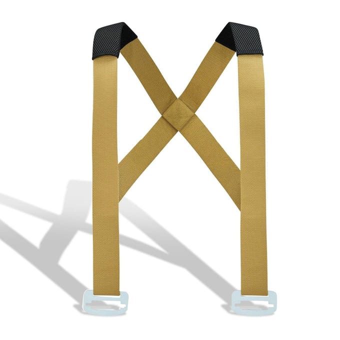 Sangles de déménagement, Système de levage et de déplacement pour 2 personnes avec 2 sangles de harnais, 2 sangles porte-charges et 1 sangle à main, Sangles d'épaule de levage réglables