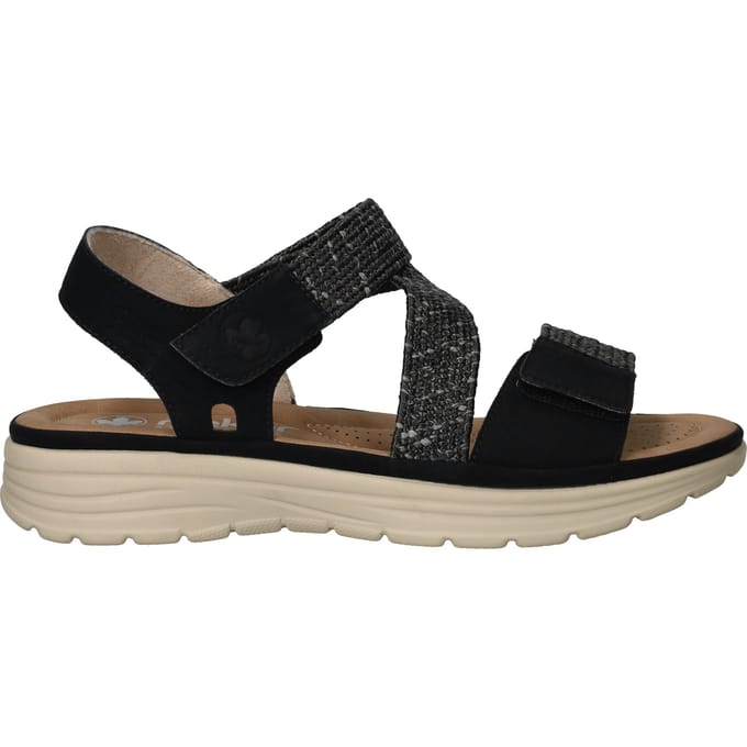 Sandalen met sleehak Rieker -