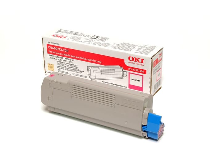 OKI 43381906 toner cartridge magenta (origineel)