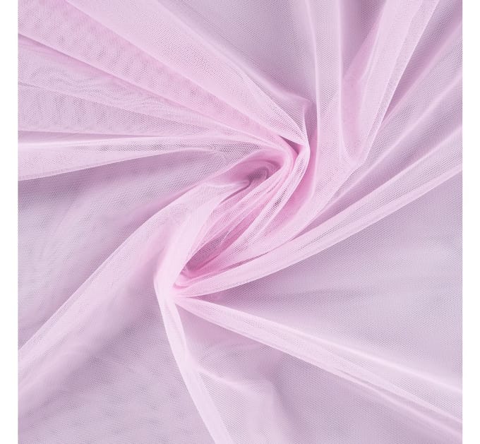 Zachte tule, metergoed - Babyroze
