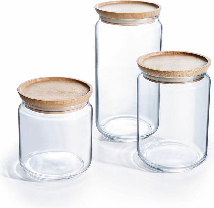 Pure Jar Voorraadpot Kurk Deksel 1l Durable