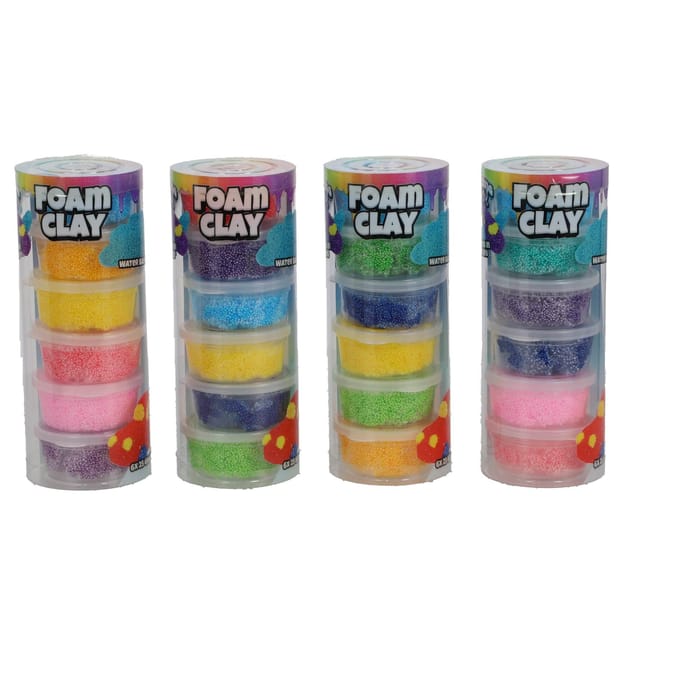 Amazing Cool foam klei 6 stuks 25 gram in koker
