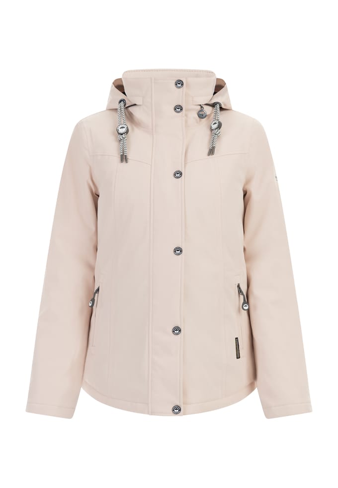 Schmuddelwedda winterjas Dames pastelroze