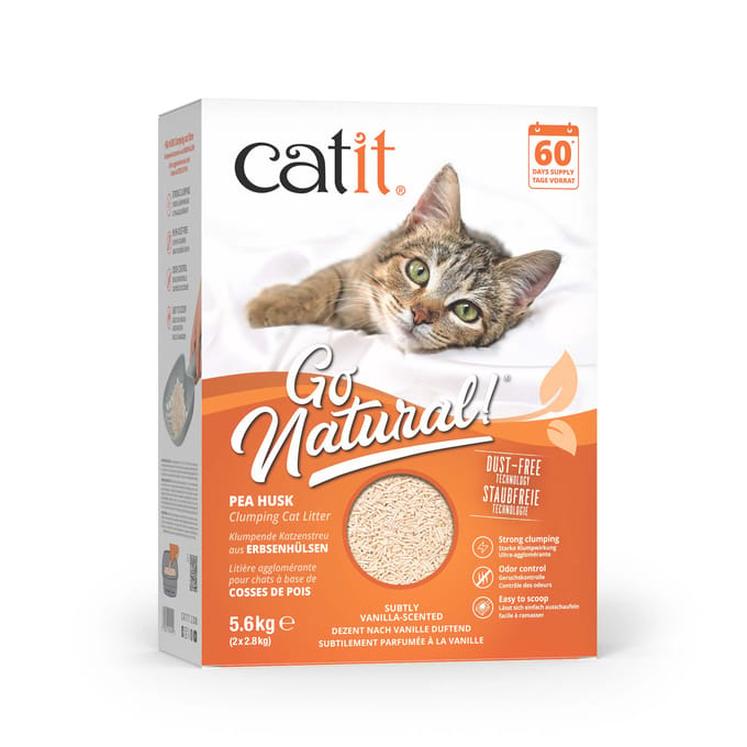 Cat It Erwtenschil Klontvormende Kattenbakvulling, Vanille & Lavendel Vanille