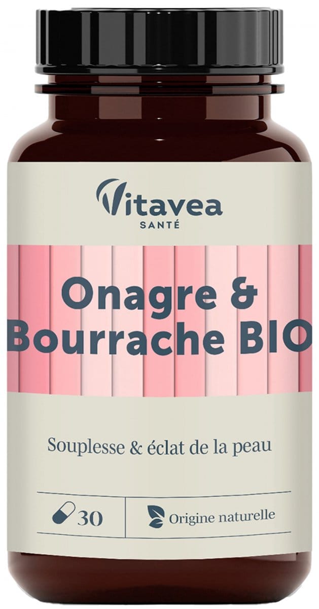 Vitavea Teunisbloem en Borage Biologisch 30 Capsules