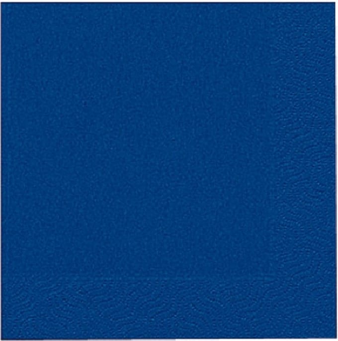 Duni servetten Dark Blue 3-laags 33x33