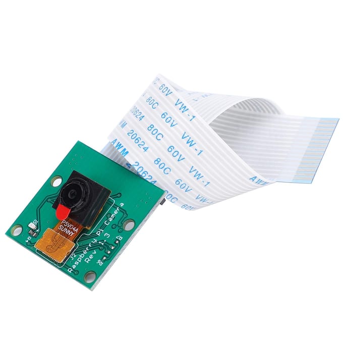 Camera Module Groen voor Raspberry Pi 4 3B 5 Megapixel 15cm Kabel HBVRPI1508G V11