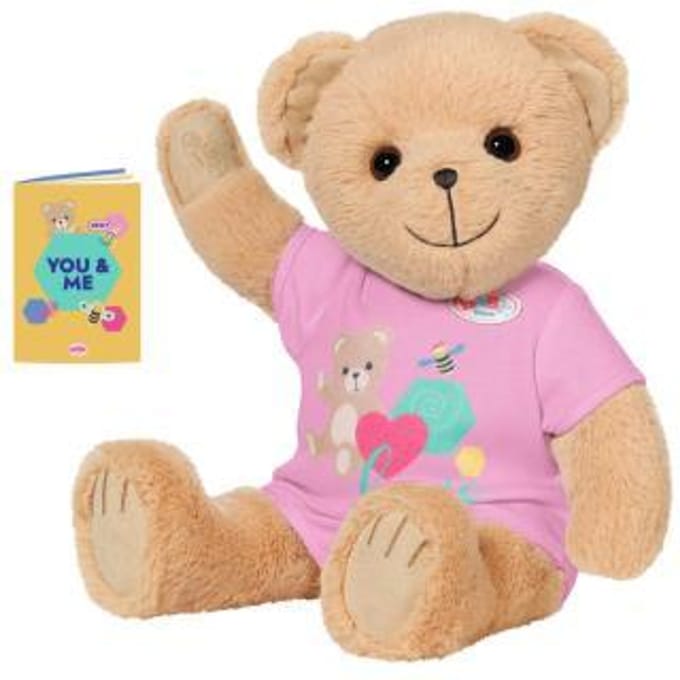 Zapf Creation BABY Born Beer roze 36cm Knuffelberen