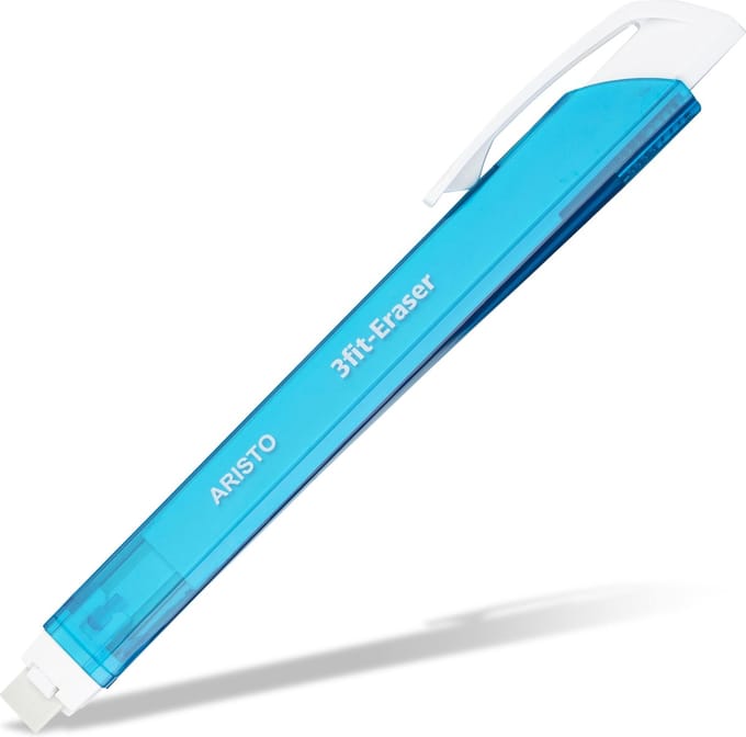Aristo gumstift - 3fit - transparant blauw - PVC-vrij - lengte 12cm - AR-87170