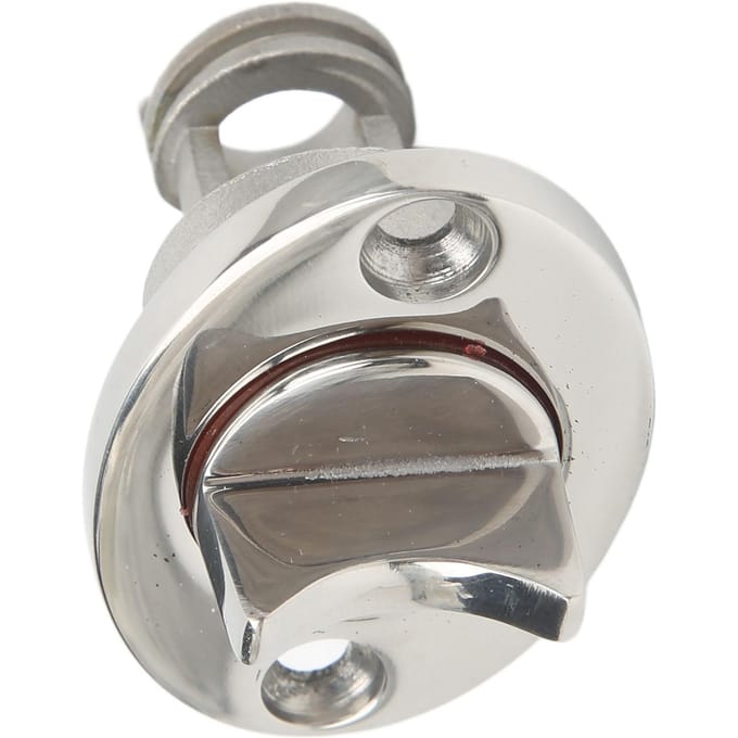 Bouchon de vidange pour bateau, en acier inoxydable, robuste et durable, filetage de 0,75 po de diamètre, bouchon de vidange marin pour bateau white