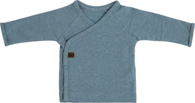 Baby's Only Overslagtruitje Melange - Stonegreen - 44 - 100% ecologisch katoen - GOTS