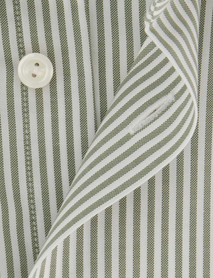 business overhemd Eton Contemporary Fit groen