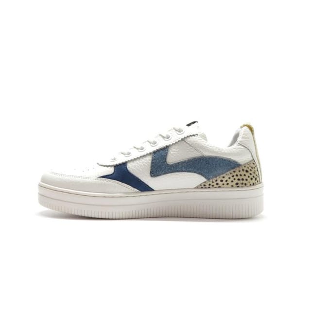 Maruti - Mave Sneakers Blauw - White - Blue - Denim - Pixel O - 41