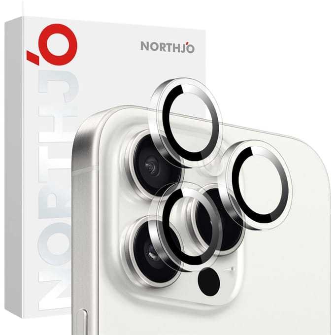 Northjo iPhone 16 Pro (Max) Camera Protector Transparant