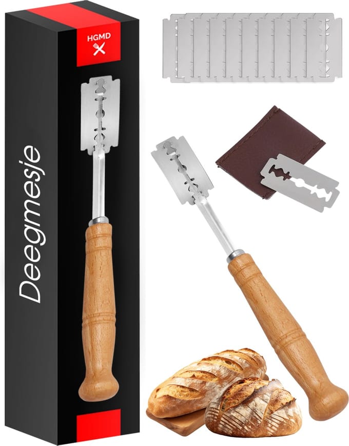 HGMD Deegmesje set - 12 delig - Lame - Lame Mes - Deegmes - Broodmesje