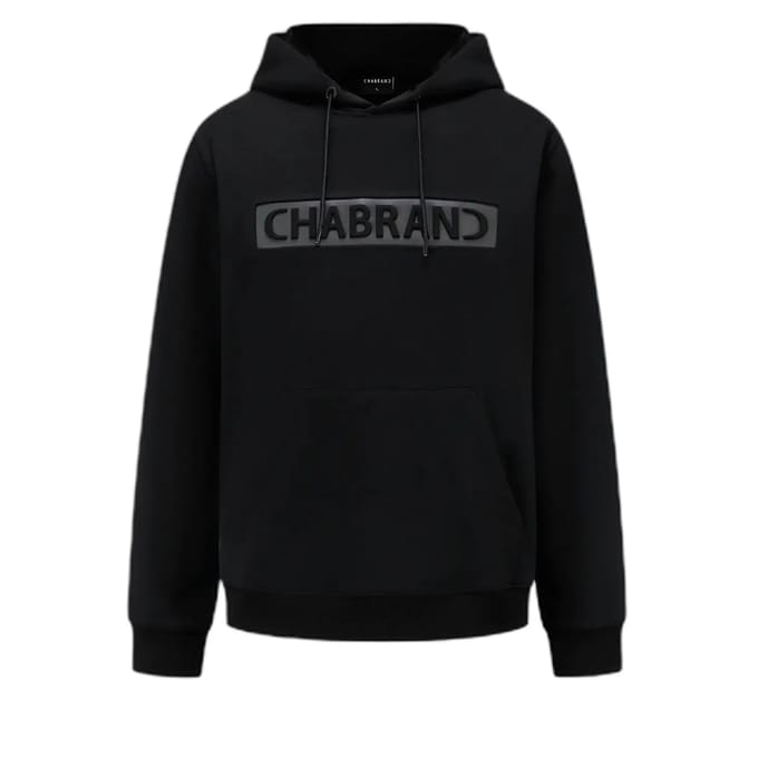 Hoody met ingekaderd logo Chabrand