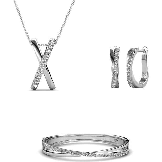Criss Parures - Zilver en Kristal