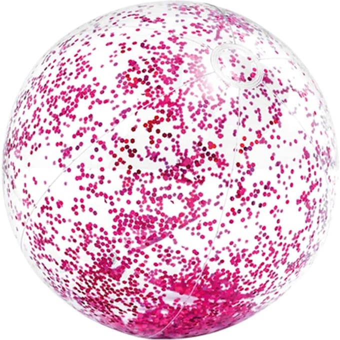 Intex Strandbal Glitter Roze 71cm