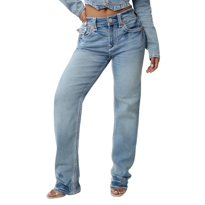 True Religion Ricki Rlxd-jeans voor dames, in relaxed fit (Horizon)