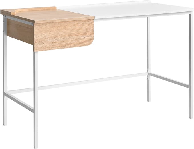 OCATE - Bureau - Wit - 120 x 60 cm - Vezelplaat