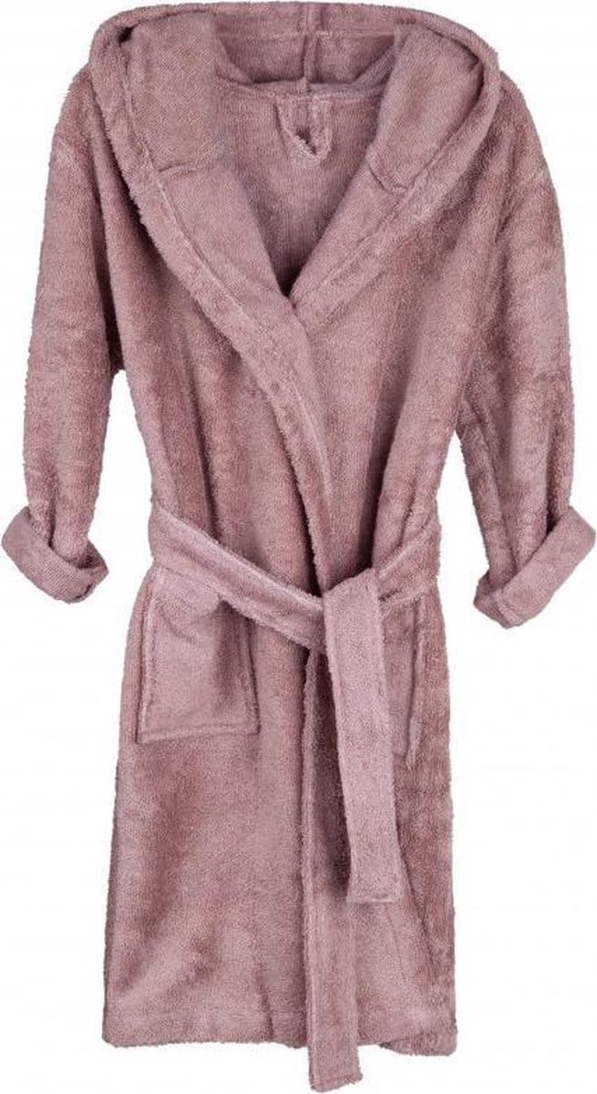 Timboo Badjas kind Mellow mauve 8/10 jaar - Bamboe - Kinderbadjas