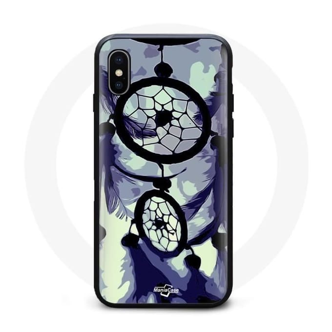 Coque Iphone XS max Attrape Rêve violet gris