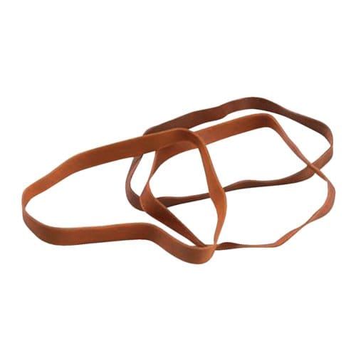 Elastiek Standard Rubber Bands 75 100x7.5mm 100gr 50 stuks bruin