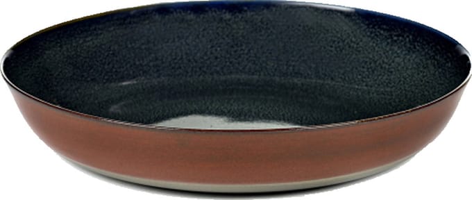 Serax Terres de reves diep bord 21 cm darkblue/rust - 2 stuks