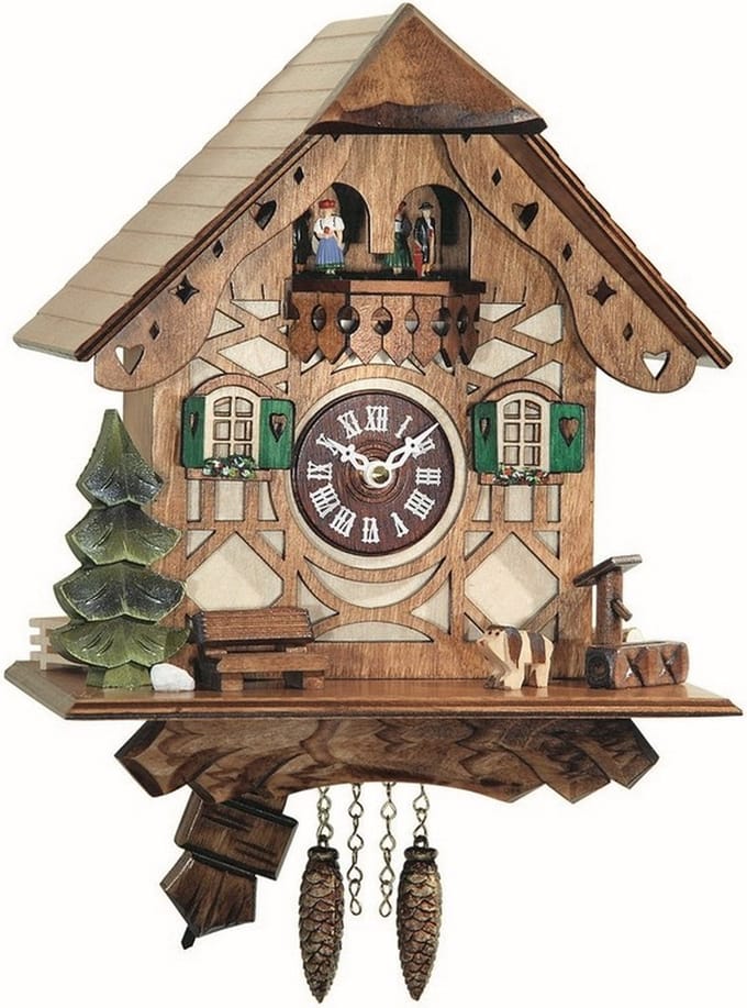 Engstler - 188 QPT - Wandklok met slinger - Quartz