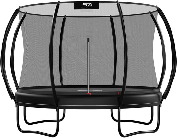 Senz Sports VLT Altura – Trampoline 305 cm – Verticaal veersysteem – Extra springruimte – Veiligheidsnet