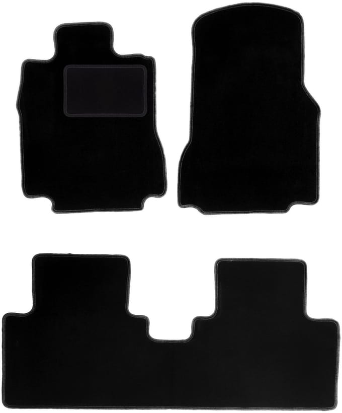 Zwarte veloursmatten voor: Mercedes A W168 hatchback (1997-2005)