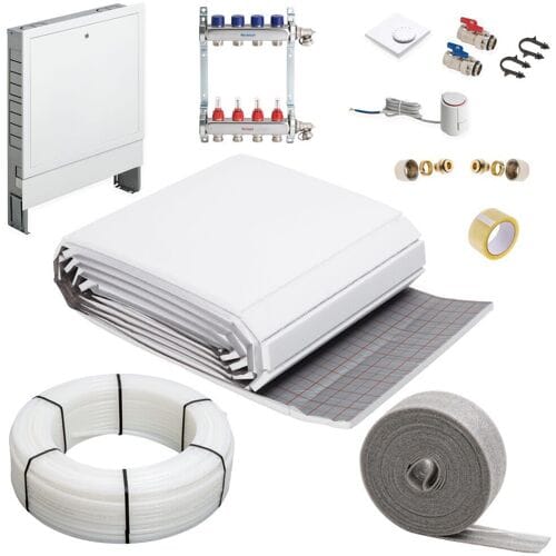 Megabad Profi Collection Underfloor heating tacker system complete set for an area up to 50 m² MBTS1EB50QM
