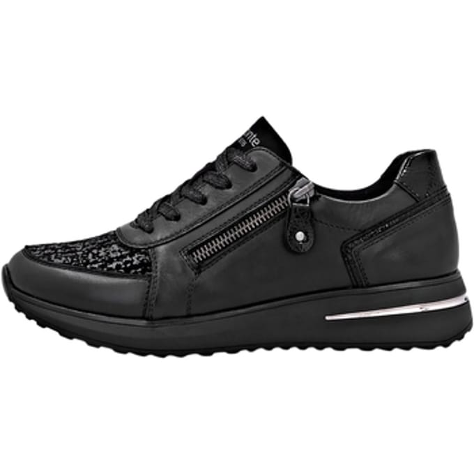 Minato-sneakers met veters en rits