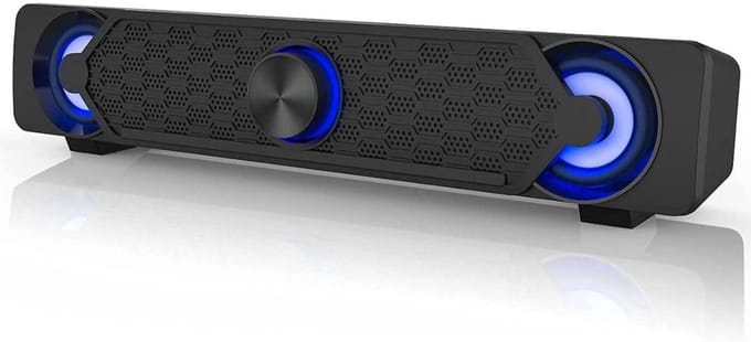 DailySupplies® Soundbar Pc - Bekabelde en Draadloze Pc -Luidspreker - USB Mini Speaker
