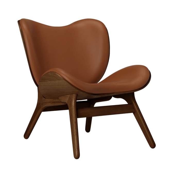 UMAGE A Conversation Piece fauteuil - eiken donker - Leder Hope cognac