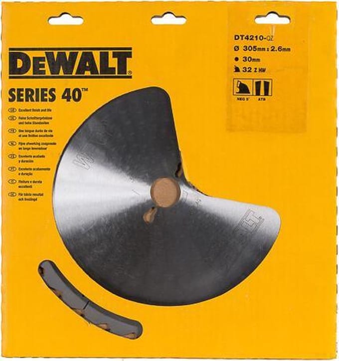 DEWALT DT4210-QZ DT4210-QZ Cirkelzaagblad 305 x 30 x 1.8 mm 1 stuk(s)