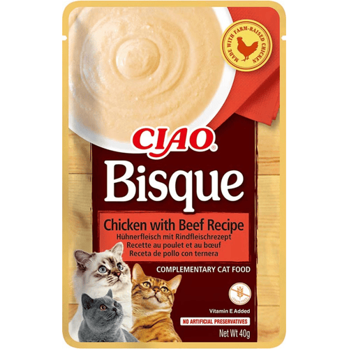 Inaba Ciao Bisque Natvoer - Kat - Kip & rund