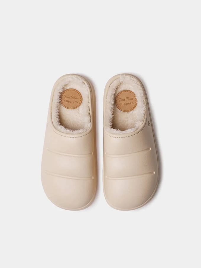 Zachte, gevoerde rubberen slippers voor dames | MONTBLANC