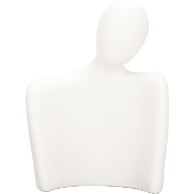 Mannequin Sieraden Ketting Display Buste Standaard Witte Hars Elegante Buste Display Houder voor Ketting white