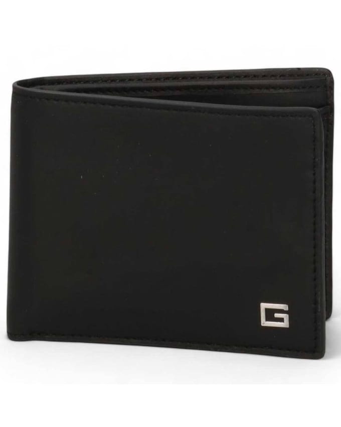 Portfolio Guess Madrid Man Black Leather - smmagslea20bla