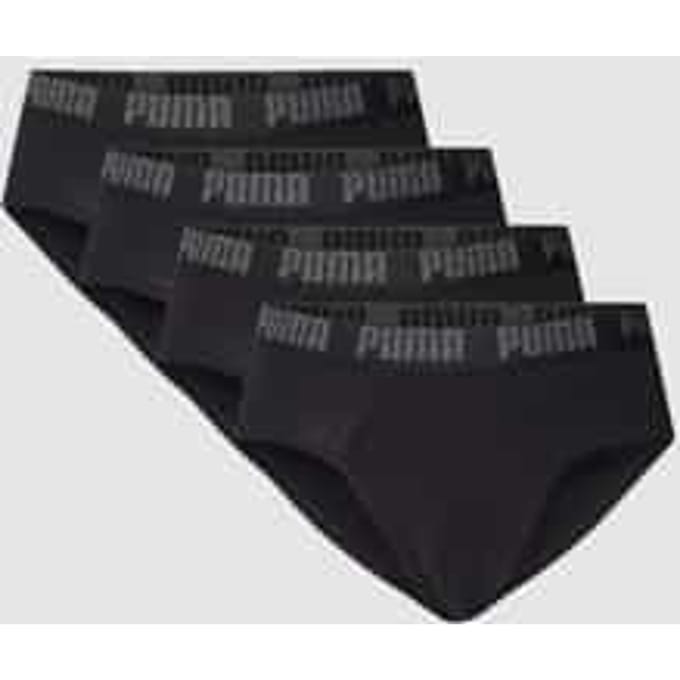 Slip met elastische logoband in een set van 4