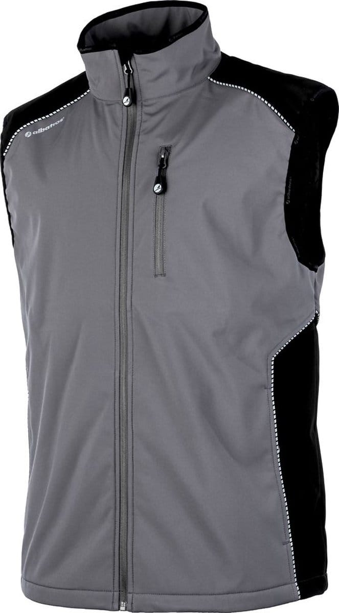 Albatros-vest Expert 360° softshellvest grijs/zwart