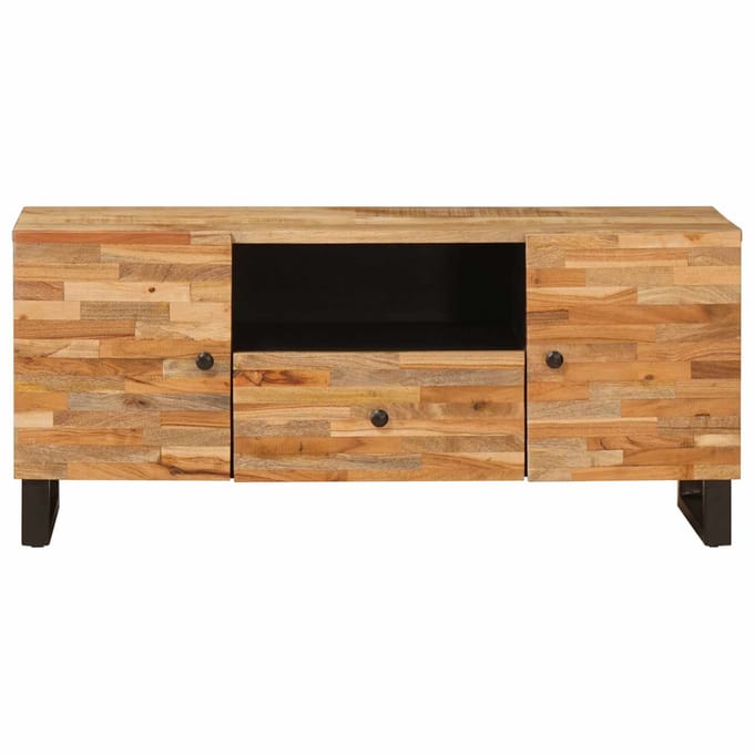 vidaXL - TV - Kast - Bruin - 105 - x - 33 - x - 46 - cm - Massief - Mango - Hout