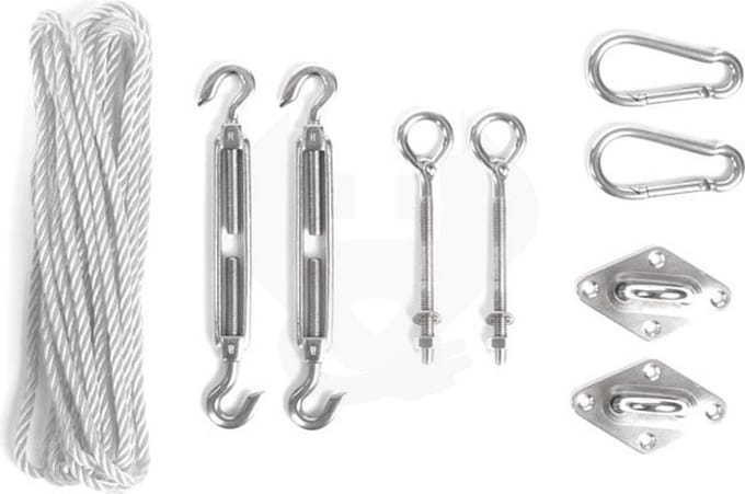 5 X RVS Bevestigingsset