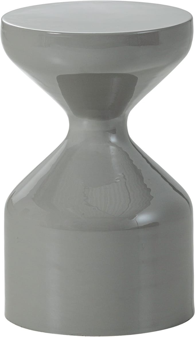 WOOOD Floyd Bijzettafel - Metaal - Lichtgrijs - 47x30x30